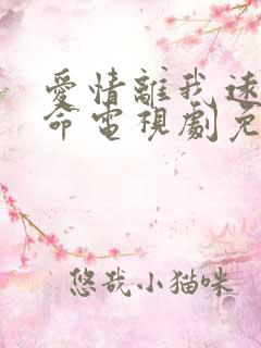 爱情离我远得要命电视剧免费观看