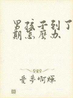 男孩子到了叛逆期怎么办