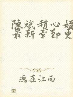 陈斌赵心媚免费最新章节更新时间小说