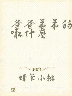 爸爸弟弟的老婆喊什么