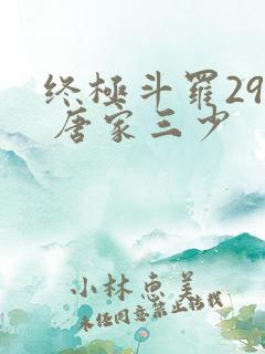 终极斗罗29册 唐家三少