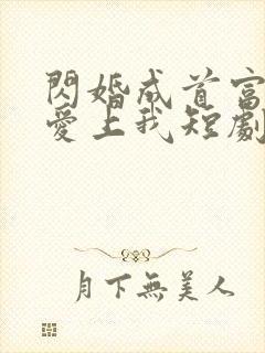 闪婚成首富大佬爱上我短剧