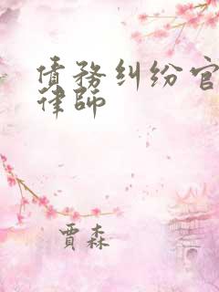 债务纠纷官司找律师