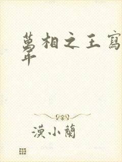 万相之王写了几年