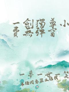 一剑独尊小说免费无弹窗