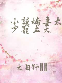 小说娇妻太甜帝少宠上天