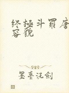 终极斗罗唐舞麟容貌