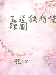 王道铁赵佳演的短剧