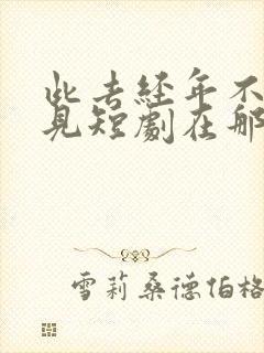 此去经年不复再见短剧在那看