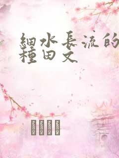 细水长流的温馨种田文