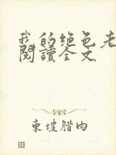 我的绝色老板娘阅读全文