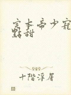 完本帝少宠妻有点甜