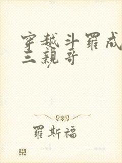 穿越斗罗成为唐三亲哥