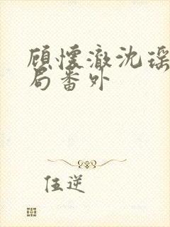 顾怀澈沈瑶大结局番外