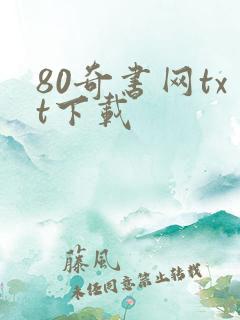 80奇书网txt下载