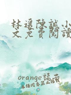 林遥陈诚小说全文免费阅读