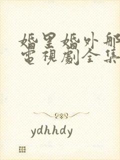 婚里婚外那些事电视剧全集