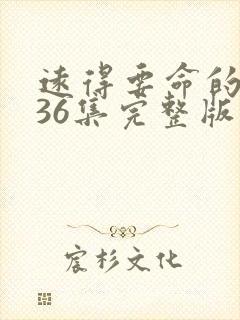 远得要命的爱情36集完整版