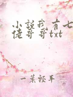 小说我有七个大佬哥哥txt