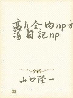 高h全肉np放荡日记np