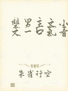 双男主文小说推文一口气看完寝室病娇