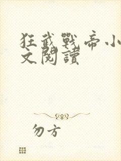 狂武战帝小说全文阅读