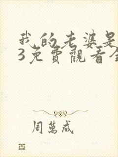 我的老婆是大佬3免费观看全集完整版高清