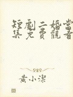 短剧二婚当嫁全集免费观看高清