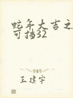 蛇年大吉之婚不可挡32