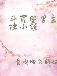 斗罗双男主唐三攻小说