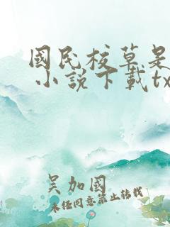 国民校草是女生 小说下载txt