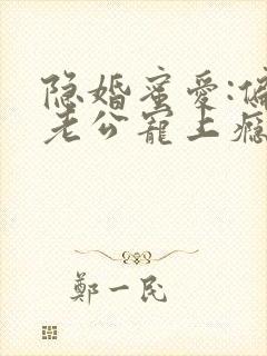 隐婚蜜爱:偏执老公宠上瘾无弹窗