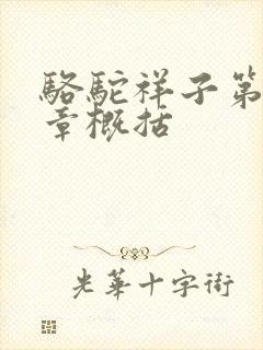 骆驼祥子第20章概括