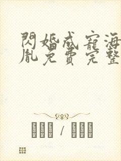 闪婚成宠海彤战胤免费完整笔趣阁