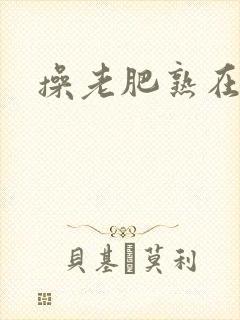 操老肥熟在线