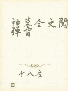 神墓全文阅读无弹窗