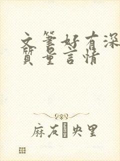 文笔好有深度高质量言情