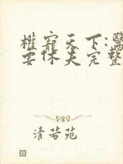 权宠天下:医妃要休夫完整版