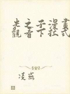 光之子漫画免费观看下拉式六漫画