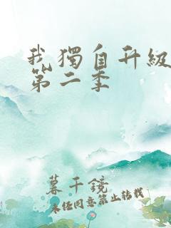 我独自升级动漫第二季