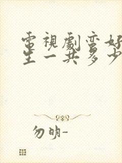 电视剧蛮好的人生一共多少集