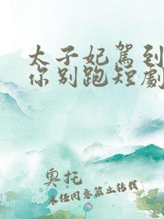 太子妃驾到总裁你别跑短剧大结局