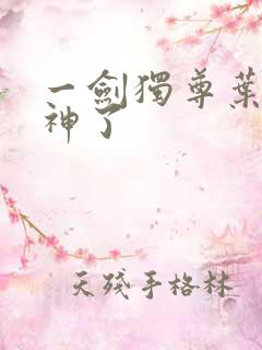 一剑独尊叶玄破神了