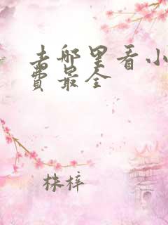 去哪里看小说免费最全