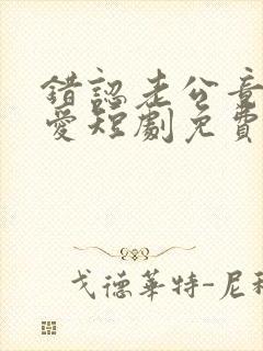 错认老公竟是真爱短剧免费观看