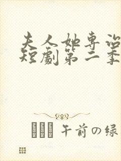 夫人她专治不服短剧第二季全集免费