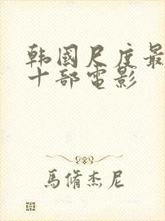 韩国尺度最大的十部电影