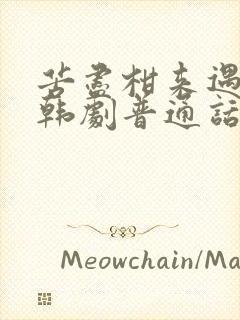 苦尽柑来遇见你韩剧普通话版全集