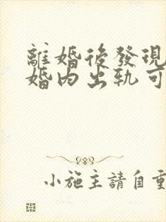 离婚后发现对方婚内出轨可以起诉第三者吗