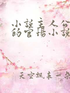 小说主人公李霖的官场小说免费阅读